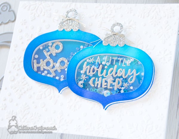 A Little Holiday Cheer #handmade card by Tatiana Trafimovich #tatianacraftandart - Ornamental Wishes stamp set by Newton's Nook Designs #newtonsnook
